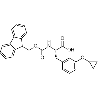 (S)-2-((((9H-fluoren-9-yl)methoxy)carbonyl)amino)-3-(3-cyclopropoxyphenyl)propanoic acid|CS-0572789