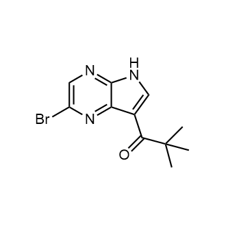 1-(2-Bromo-5H-pyrrolo[2,3-b]pyrazin-7-yl)-2,2-dimethylpropan-1-one|CS-0572998