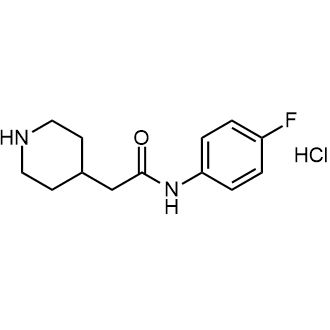 N-(4-fluorophenyl)-2-(piperidin-4-yl)acetamide hydrochloride|CS-0573045