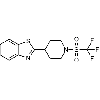 2-(1-((Trifluoromethyl)sulfonyl)piperidin-4-yl)benzo[d]thiazole|CS-0573195