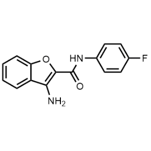 3-Amino-N-(4-fluorophenyl)benzofuran-2-carboxamide|CS-0573332