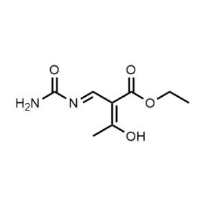 Ethyl 2-((carbamoylimino)methyl)-3-hydroxybut-2-enoate|CS-0573352