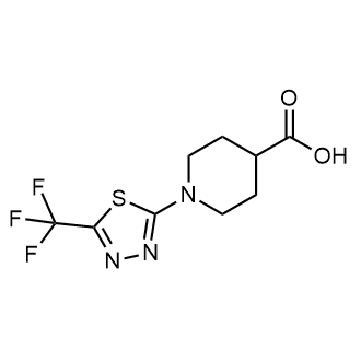 1-(5-(Trifluoromethyl)-1,3,4-thiadiazol-2-yl)piperidine-4-carboxylic acid|CS-0573521