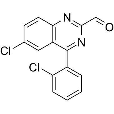 6-Chloro-4-(2-chlorophenyl)quinazoline-2-carbaldehyde|CS-0573575
