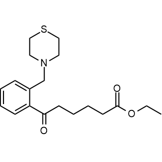 Ethyl 6-oxo-6-(2-(thiomorpholinomethyl)phenyl)hexanoate|CS-0573795