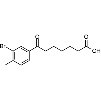 7-(3-Bromo-4-methylphenyl)-7-oxoheptanoic acid|CS-0573849
