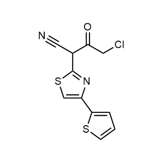 4-Chloro-3-oxo-2-(4-(thiophen-2-yl)thiazol-2-yl)butanenitrile|CS-0573972