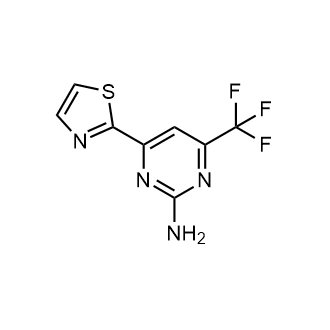 4-(Thiazol-2-yl)-6-(trifluoromethyl)pyrimidin-2-amine|CS-0574009