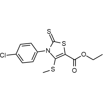 Ethyl 3-(4-chlorophenyl)-4-(methylthio)-2-thioxo-2,3-dihydrothiazole-5-carboxylate|CS-0574094