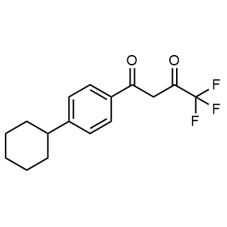 1-(4-Cyclohexylphenyl)-4,4,4-trifluorobutane-1,3-dione|CS-0574105