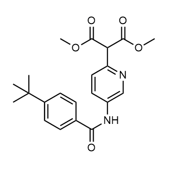 Dimethyl 2-(5-(4-(tert-butyl)benzamido)pyridin-2-yl)malonate|CS-0574144