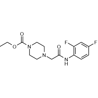 Ethyl 4-(2-((2,4-difluorophenyl)amino)-2-oxoethyl)piperazine-1-carboxylate|CS-0574351