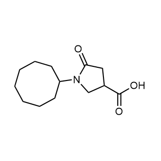 1-Cyclooctyl-5-oxopyrrolidine-3-carboxylic acid|CS-0574515