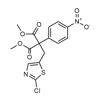 Dimethyl 2-((2-chlorothiazol-5-yl)methyl)-2-(4-nitrophenyl)malonate|CS-0574543
