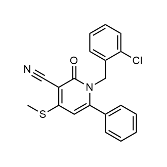 1-(2-Chlorobenzyl)-4-(methylthio)-2-oxo-6-phenyl-1,2-dihydropyridine-3-carbonitrile|CS-0574990