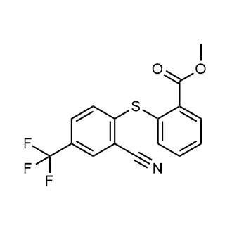 Methyl 2-((2-cyano-4-(trifluoromethyl)phenyl)thio)benzoate|CS-0575043