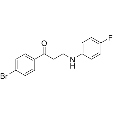 1-(4-Bromophenyl)-3-((4-fluorophenyl)amino)propan-1-one|CS-0575148