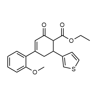 Ethyl 2'-methoxy-5-oxo-3-(thiophen-3-yl)-2,3,4,5-tetrahydro-[1,1'-biphenyl]-4-carboxylate|CS-0575182