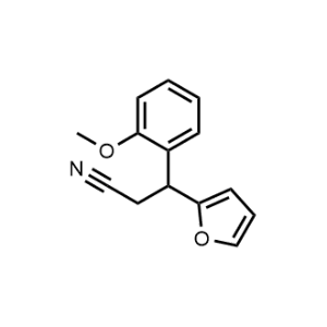 3-(Furan-2-yl)-3-(2-methoxyphenyl)propanenitrile|CS-0575409