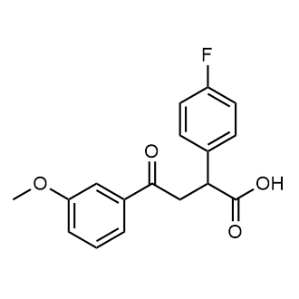 2-(4-Fluorophenyl)-4-(3-methoxyphenyl)-4-oxobutanoic acid|CS-0575486