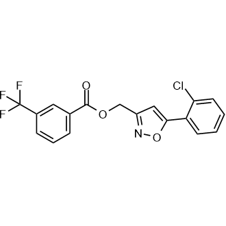 (5-(2-Chlorophenyl)isoxazol-3-yl)methyl 3-(trifluoromethyl)benzoate|CS-0575501