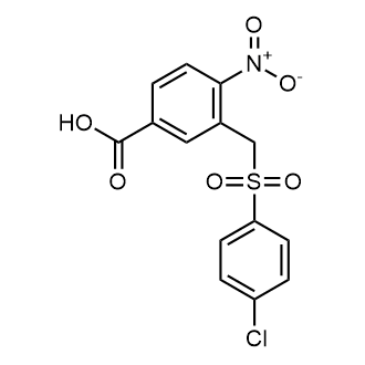 3-(((4-Chlorophenyl)sulfonyl)methyl)-4-nitrobenzoic acid|CS-0575538