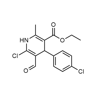 Ethyl 6-chloro-4-(4-chlorophenyl)-5-formyl-2-methyl-1,4-dihydropyridine-3-carboxylate|CS-0575620
