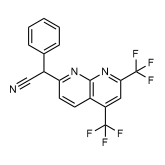 2-(5,7-Bis(trifluoromethyl)-1,8-naphthyridin-2-yl)-2-phenylacetonitrile|CS-0575660
