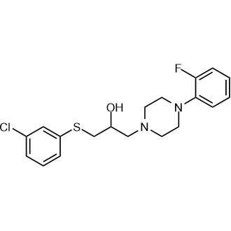 1-((3-Chlorophenyl)thio)-3-(4-(2-fluorophenyl)piperazin-1-yl)propan-2-ol|CS-0575701