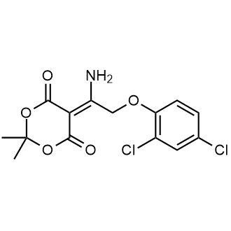 5-(1-Amino-2-(2,4-dichlorophenoxy)ethylidene)-2,2-dimethyl-1,3-dioxane-4,6-dione|CS-0575708