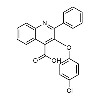 3-(4-Chlorophenoxy)-2-phenylquinoline-4-carboxylic acid|CS-0575745