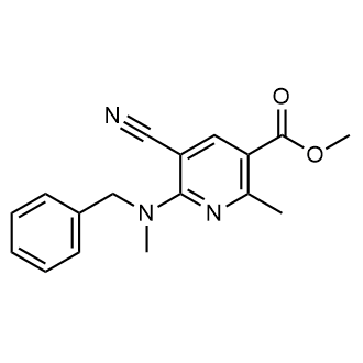 Methyl 6-(benzyl(methyl)amino)-5-cyano-2-methylnicotinate|CS-0575922