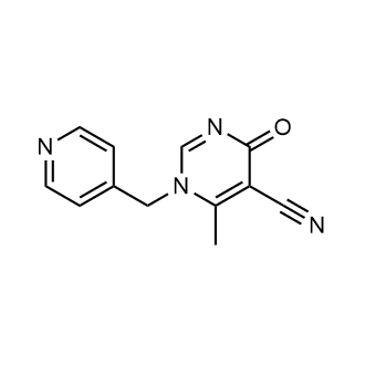 6-Methyl-4-oxo-1-(pyridin-4-ylmethyl)-1,4-dihydropyrimidine-5-carbonitrile|CS-0575982