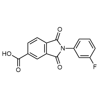 2-(3-Fluorophenyl)-1,3-dioxoisoindoline-5-carboxylic acid|CS-0576262