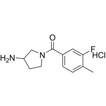 (3-Aminopyrrolidin-1-yl)(3-fluoro-4-methylphenyl)methanone hydrochloride|CS-0576435
