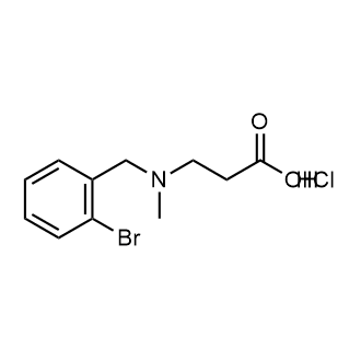 3-((2-Bromobenzyl)(methyl)amino)propanoic acid hydrochloride|CS-0576447