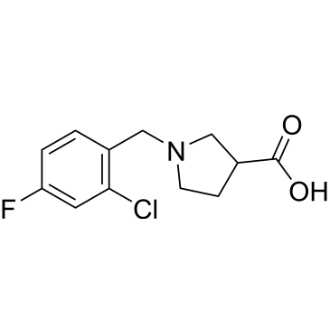 1-(2-Chloro-4-fluorobenzyl)pyrrolidine-3-carboxylic acid|CS-0576518