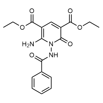 Diethyl 6-amino-1-benzamido-2-oxo-1,2-dihydropyridine-3,5-dicarboxylate|CS-0576547