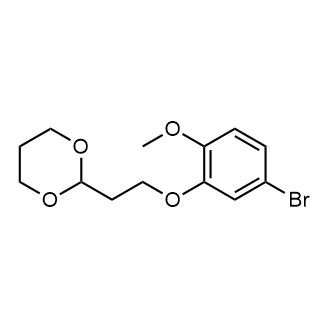 2-(2-(5-Bromo-2-methoxyphenoxy)ethyl)-1,3-dioxane|CS-0576657