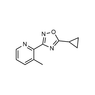 5-Cyclopropyl-3-(3-methylpyridin-2-yl)-1,2,4-oxadiazole|CS-0576838