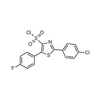 2-(4-Chlorophenyl)-5-(4-fluorophenyl)thiazole-4-sulfonyl chloride|CS-0576859