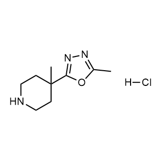 2-Methyl-5-(4-methylpiperidin-4-yl)-1,3,4-oxadiazole hydrochloride|CS-0577127