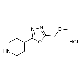 2-(Methoxymethyl)-5-(piperidin-4-yl)-1,3,4-oxadiazole hydrochloride|CS-0577555