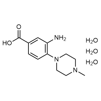 3-Amino-4-(4-methylpiperazin-1-yl)benzoic acid trihydrate|CS-0577712