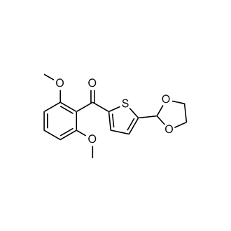 (5-(1,3-Dioxolan-2-yl)thiophen-2-yl)(2,6-dimethoxyphenyl)methanone|CS-0578950