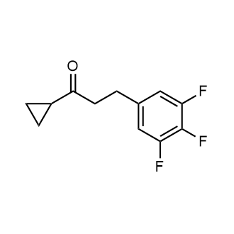1-Cyclopropyl-3-(3,4,5-trifluorophenyl)propan-1-one|CS-0578958