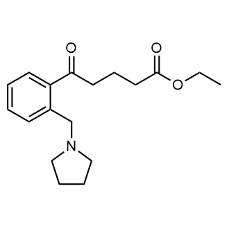 Ethyl 5-oxo-5-(2-(pyrrolidin-1-ylmethyl)phenyl)pentanoate|CS-0579012