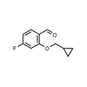 2-(Cyclopropylmethoxy)-4-fluorobenzaldehyde|CS-0579532