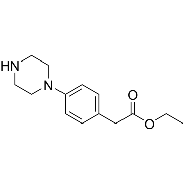 Ethyl 2-(4-(piperazin-1-yl)phenyl)acetate|CS-0579656