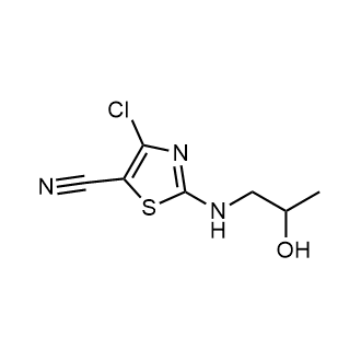4-Chloro-2-((2-hydroxypropyl)amino)thiazole-5-carbonitrile|CS-0579664